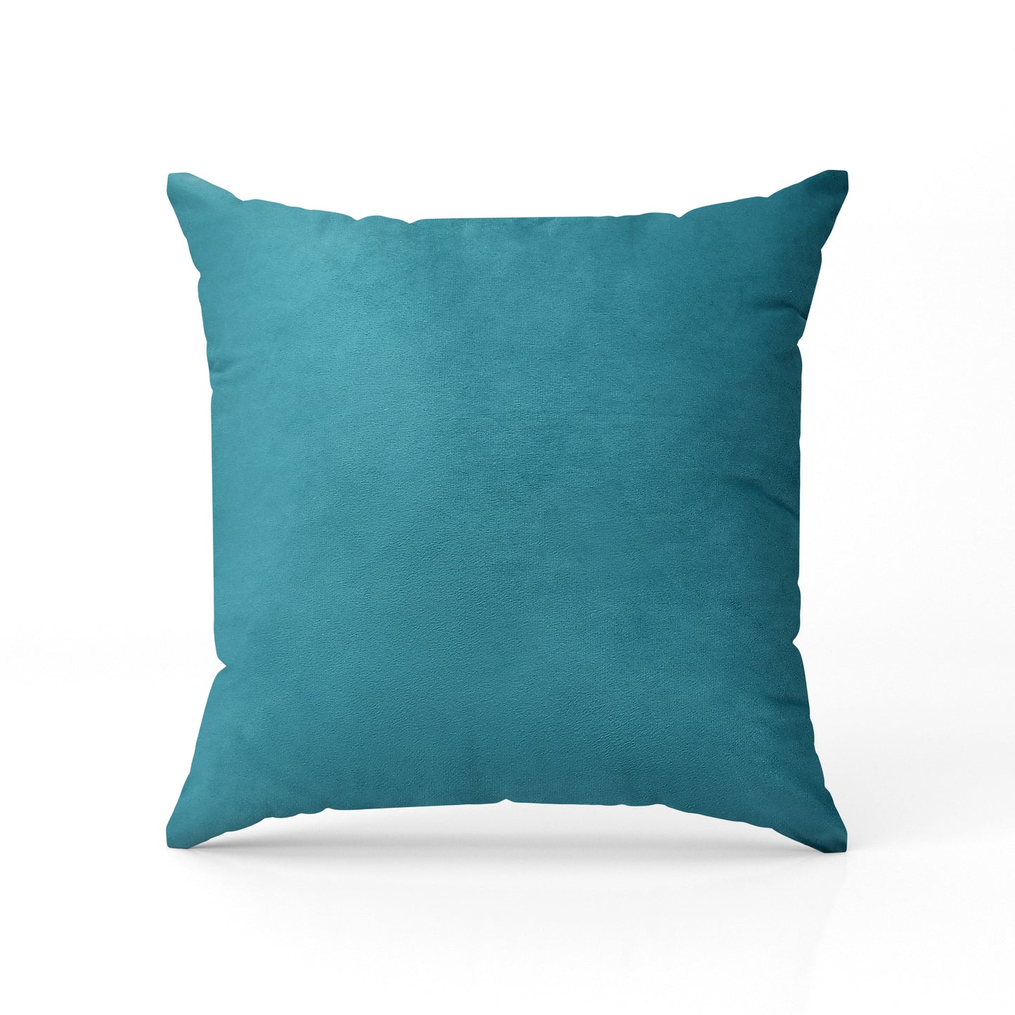 Jade Velvet Cushion Covers with zari embroidery (16*16 inch) (40*40 cm) (SET OF 5) (color: Teal)