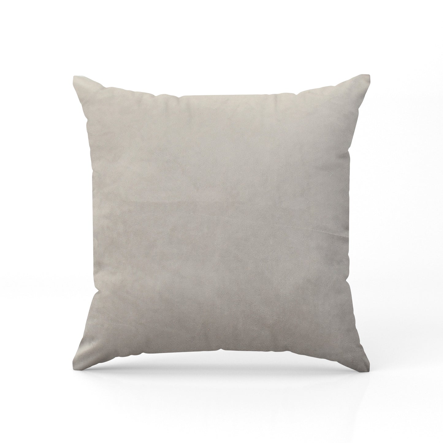 Imperial Velvet Cushion Covers with zari embroidery (16*16 inch) (40*40 cm) (SET OF 5) (COLOR: GREY)