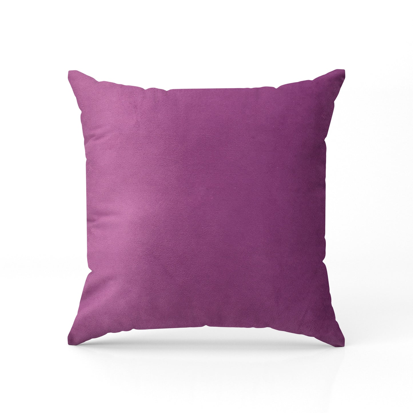 Jade Velvet Cushion Covers with zari embroidery (16*16 inch) (40*40 cm) (SET OF 5) (Purple)