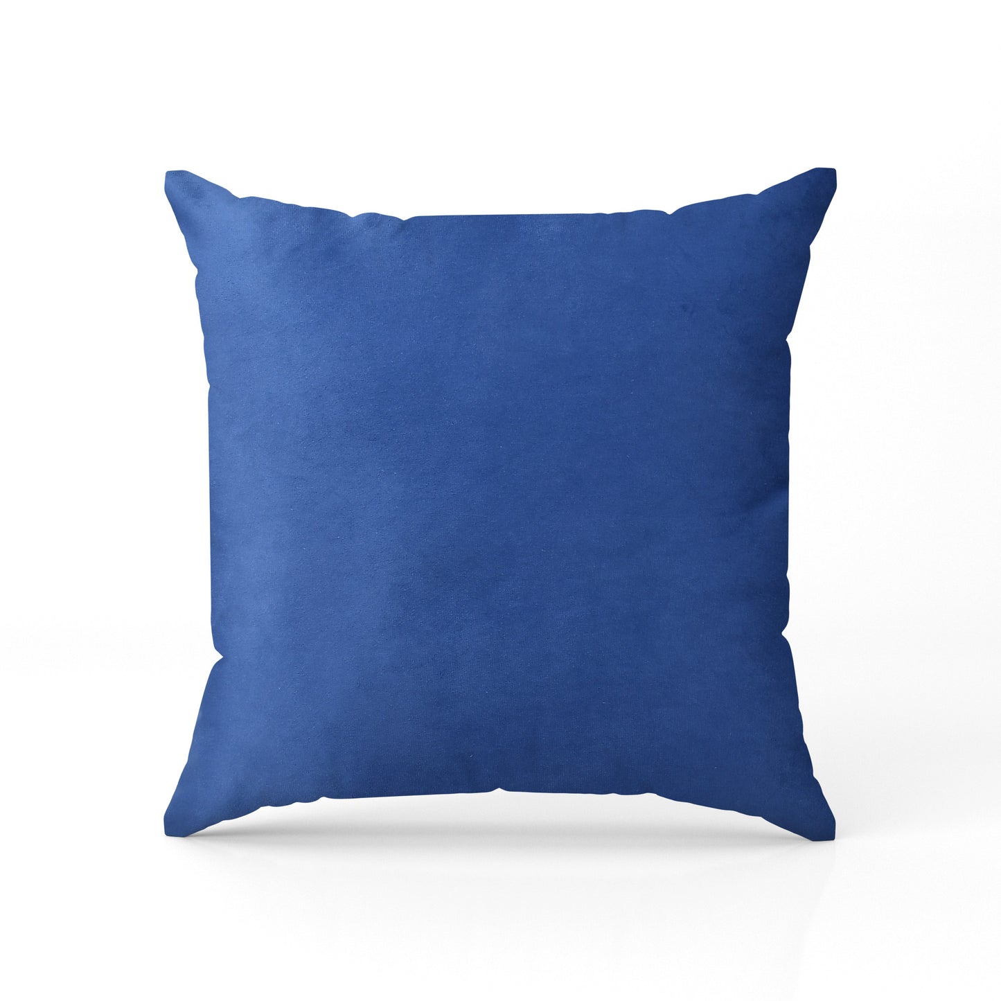 Feather Velvet Cushion Covers with Zari Embroidery (16*16 inch) (40*40 cm) (SET OF 5) (BLUE)