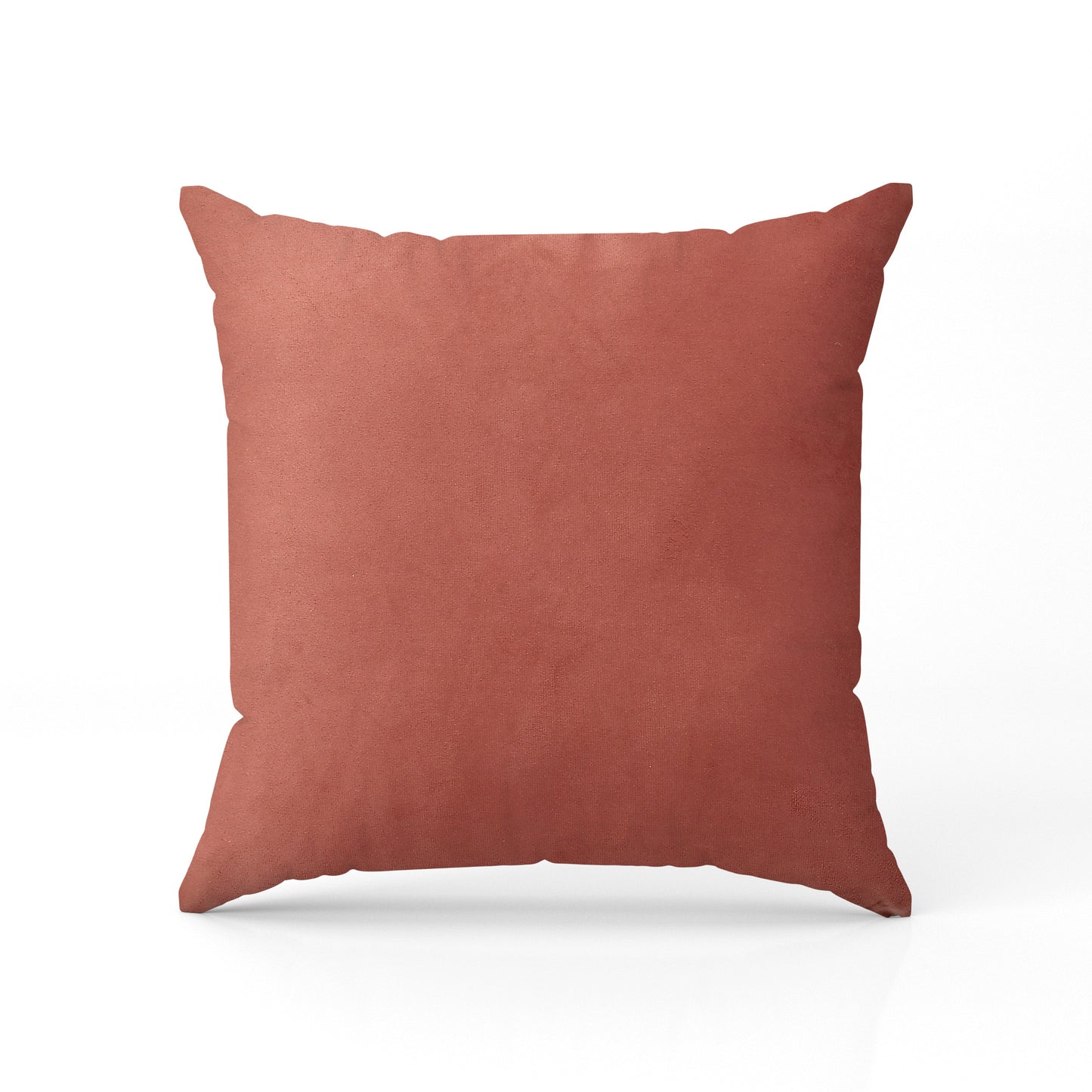 Chevron Velvet Embroidery Cushion Covers (16*16 inch) (40*40 cm) (COLOR: BRICK) (SET OF 5)