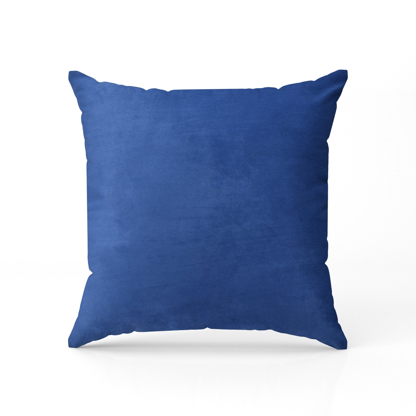 Flying Horse Velvet Embroidery Cushion Covers (16*16 inch) (40*40 cm) (SET OF 5) (Blue)