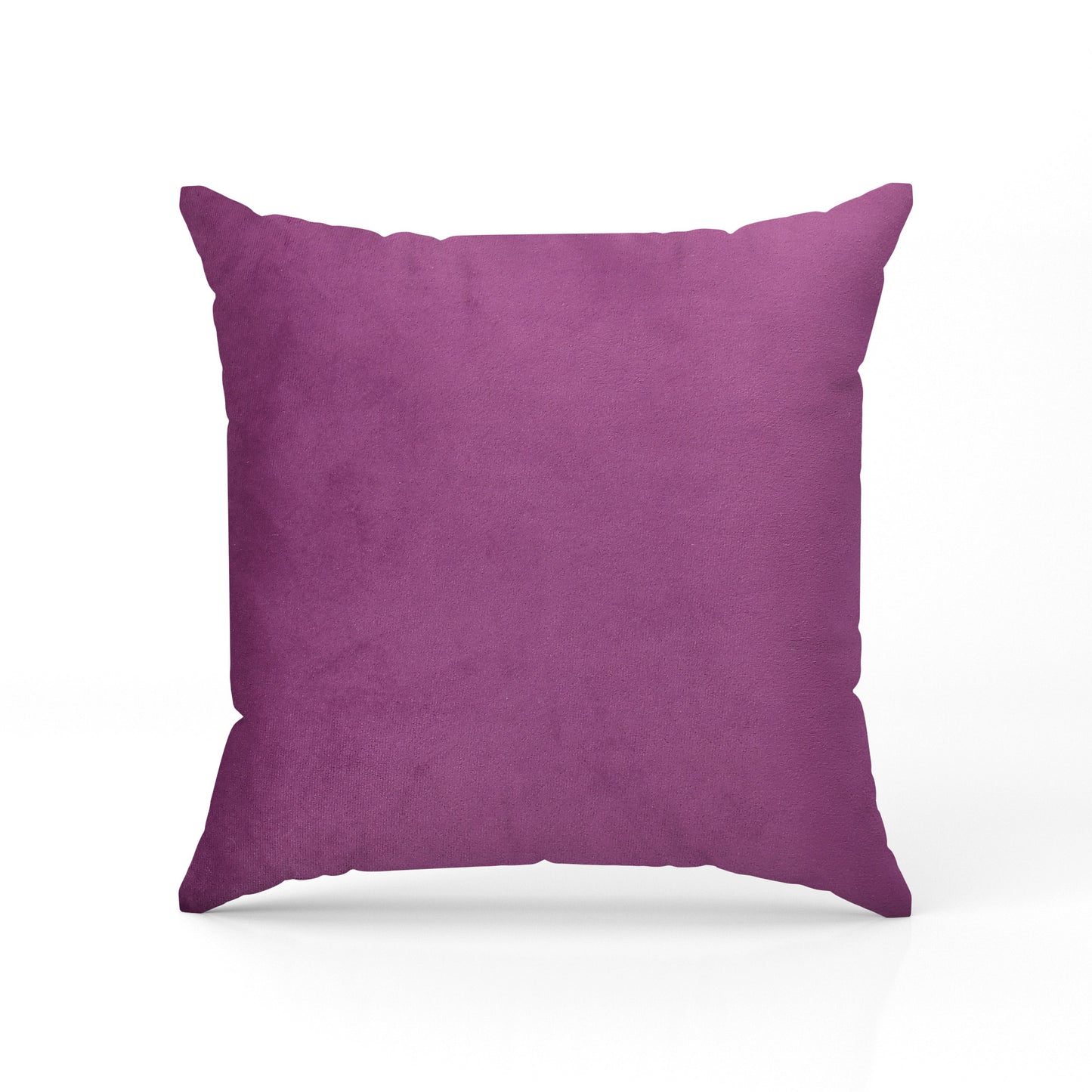 Flying Horse Velvet Embroidery Cushion Covers (16*16 inch) (40*40 cm) (SET OF 5) (COLOR: PURPLE)