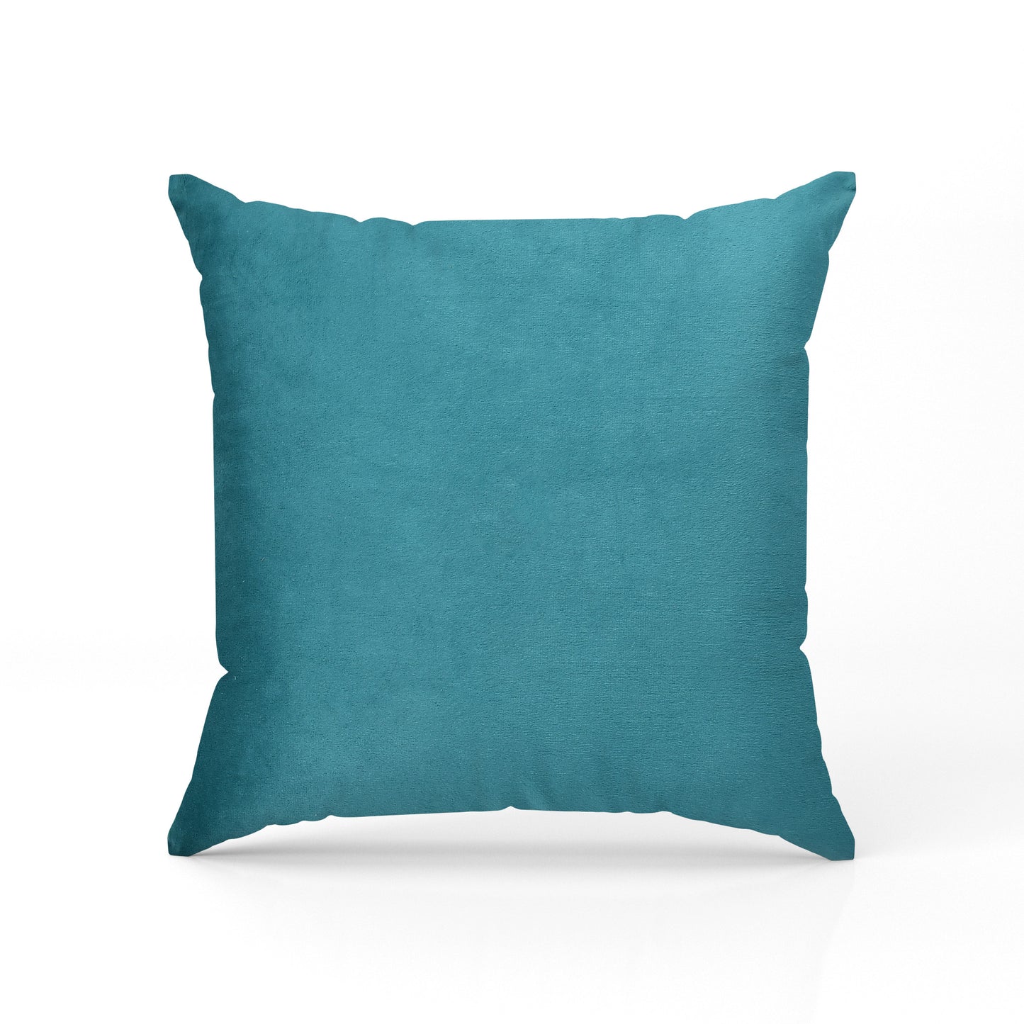 Flying Horse Velvet Embroidery Cushion Covers (16*16 inch) (40*40 cm) (SET OF 5) (COLOR: TEAL)