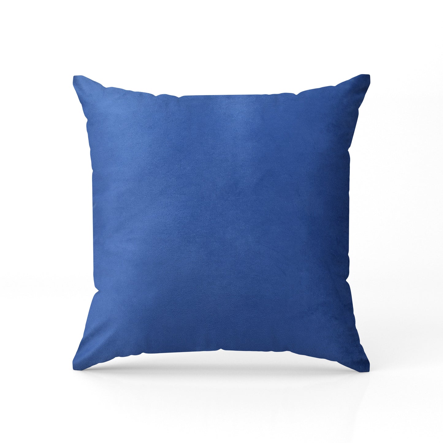 Chevron Velvet Embroidery Cushion Covers (16*16 inch) (40*40 cm) (SET OF 5) (BLUE)